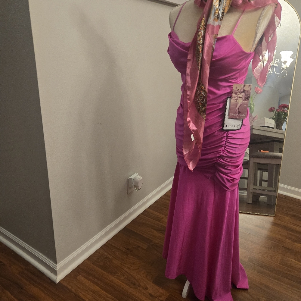 Emerald Sundae Pink Maxi Evening Dress - Picture 2 of 2